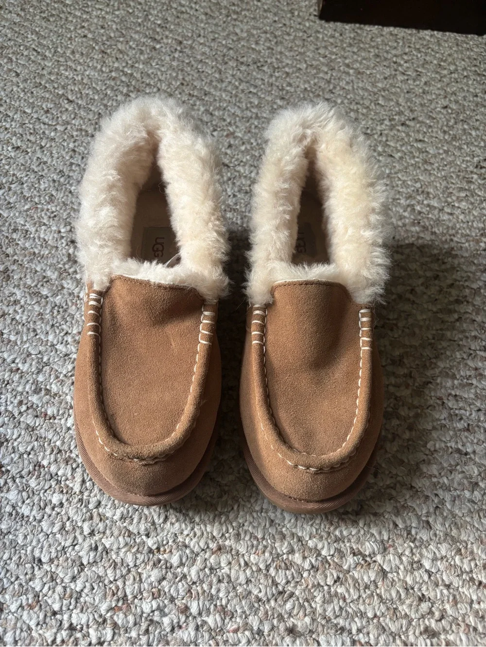 UGG Chestnut Shearling-Lined Ansley Parc